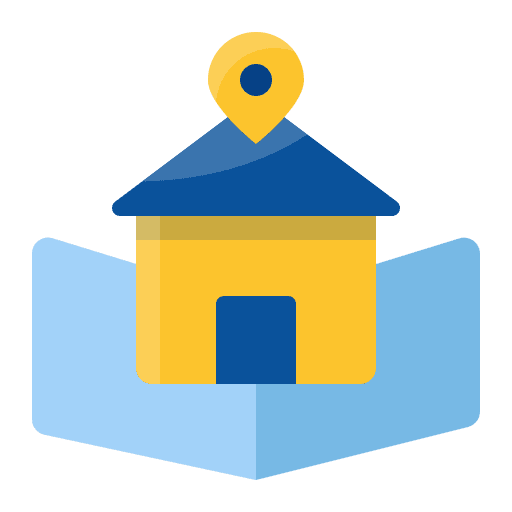 Location property real estate architecture icon