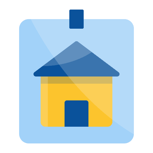 Real estate sale house architecture icon