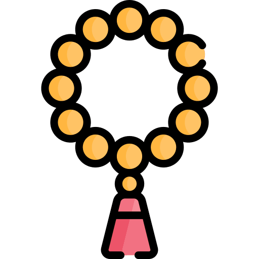 Mala accessory hinduism mala icon