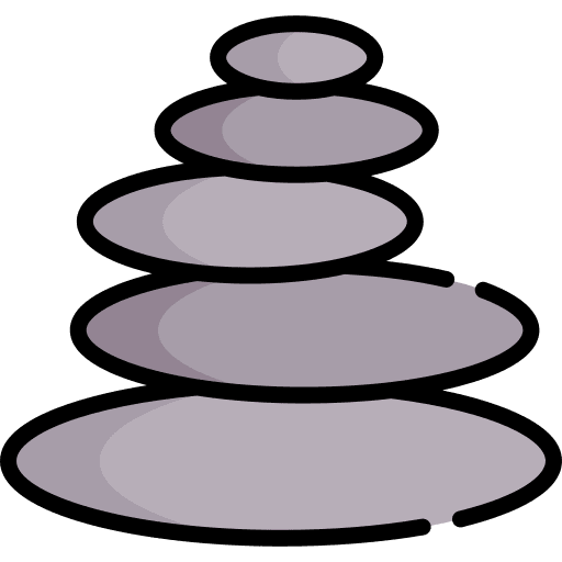 Stones stack zen wellness icon