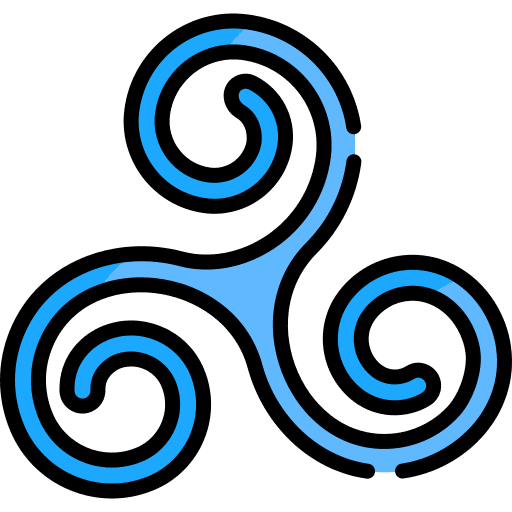 Triskelion spirituality faith cultures icon