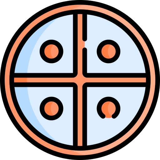 Native religion faith shape icon