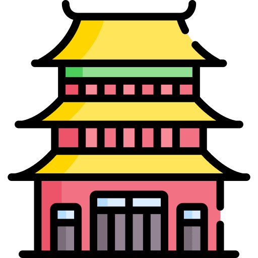 Pagoda landmark monuments architectonic icon