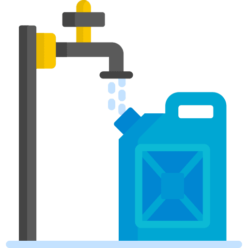 Shortage miscellaneous water drop water pump icon