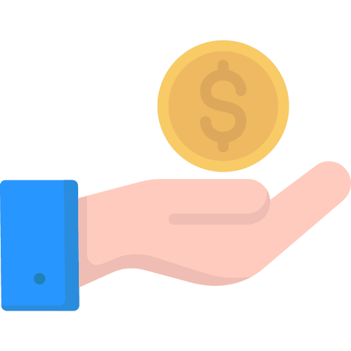 Payment coin dollar payment icon