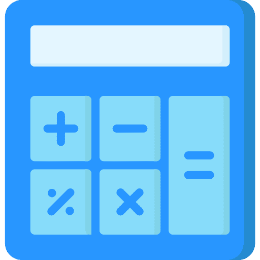 Calculator calculation technological maths icon