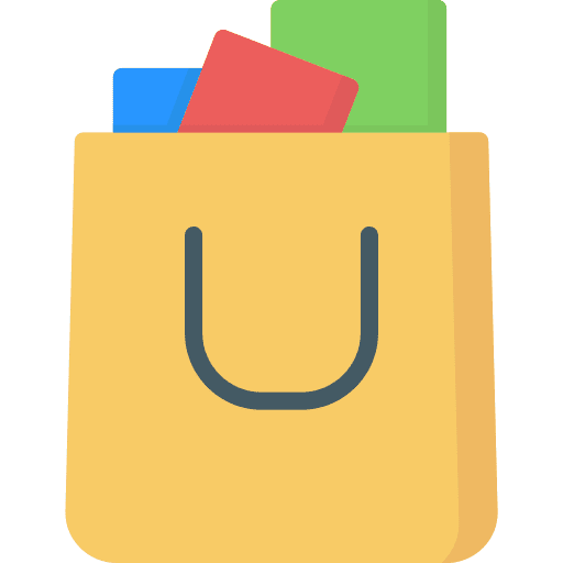 Shopping bag shop shop bag commerce and shopping icon