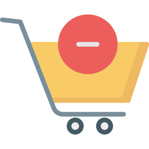 Remove from cart shopping cart remove from cart shopping icon
