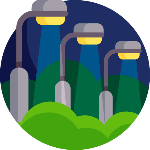 Street light street light lamp post illumination icon