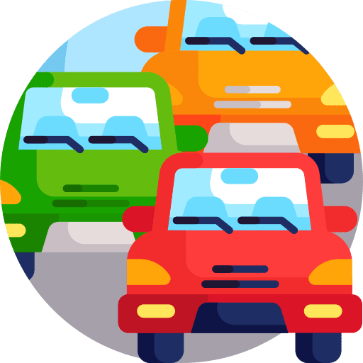 Traffic jam cultures traffic jam car icon