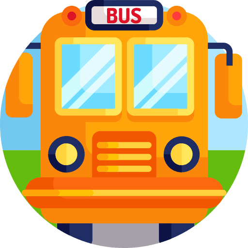 Bus bus electric bus transporting icon