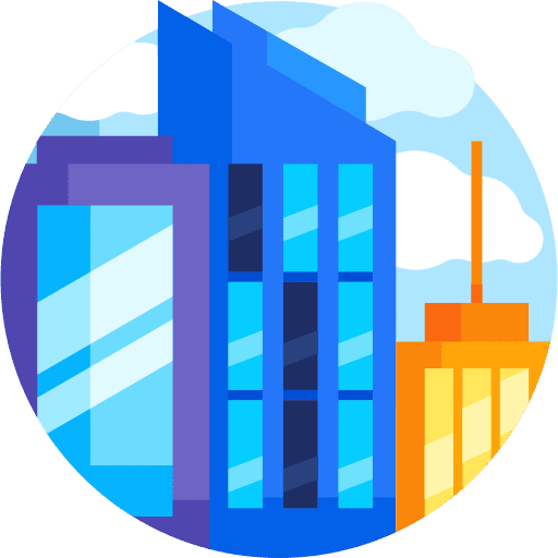 City cities architecture and city town icon