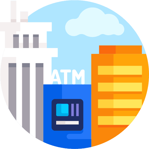 Atm cash withdrawal cash machine icon