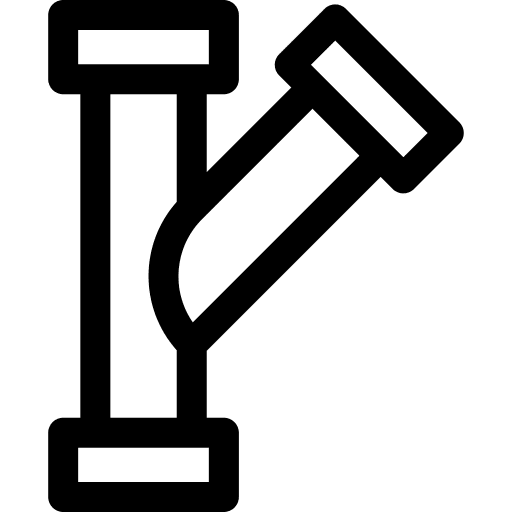 Pipeline construction and tools tools industry icon