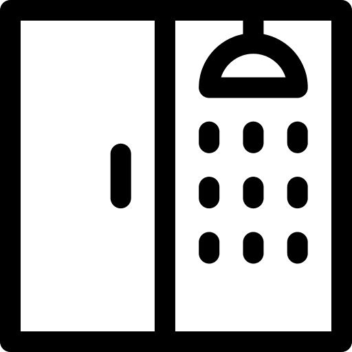 Shower bath water personal hygiene icon