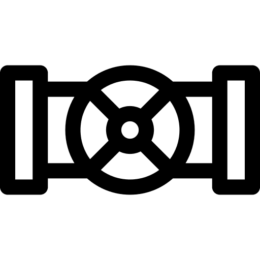 Valve construction and tools sanitary water supply icon