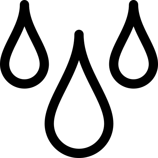 Water drop raindrop drop splash icon