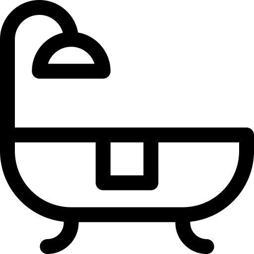 Bath bathroom bath clean icon