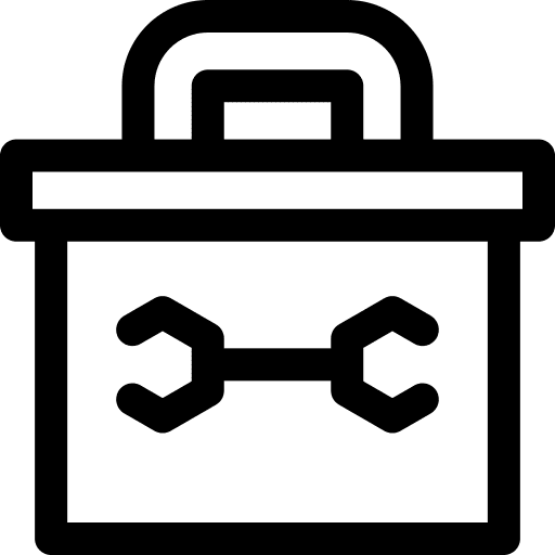 Toolbox repair tool carpentry troubleshoot icon