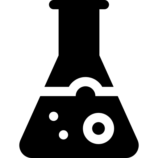 Science lab education chemistry icon