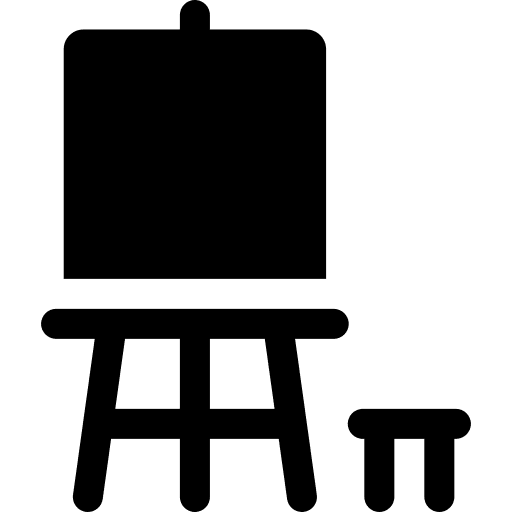 Art artistic education painter icon