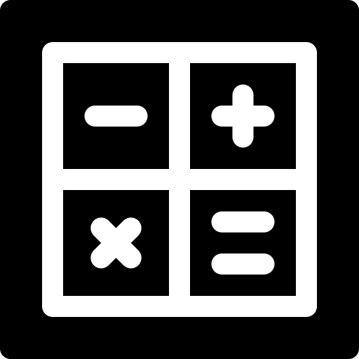 Maths calculate mathematics operation icon