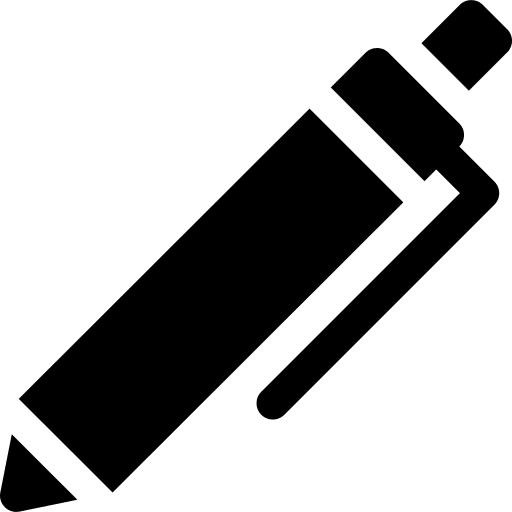 Pen school material pen stationery icon