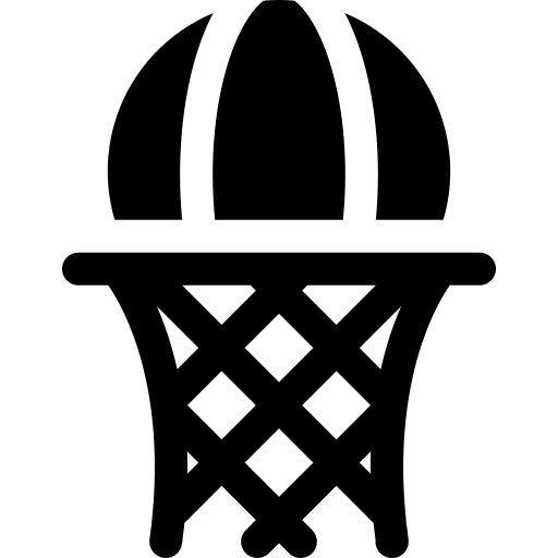 Sport basket hoop score icon