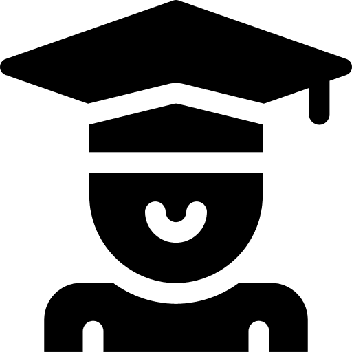 Student university education man icon