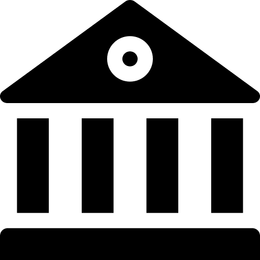 Museum classic temple architecture and city icon