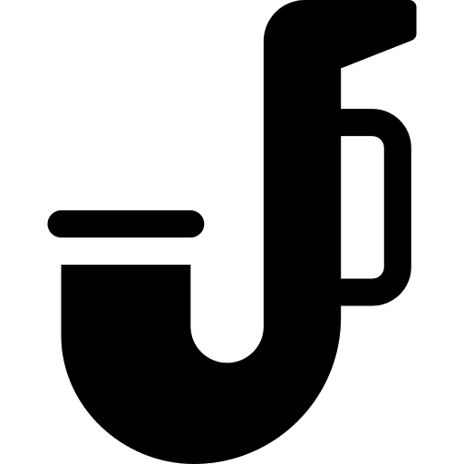 Music blues sax musical instrument icon