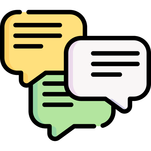 Conversation message chat box comment icon