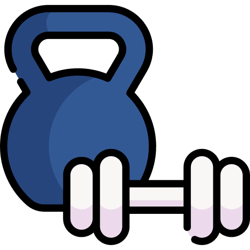 Dumbbells strong dumbbells kettlebell icon