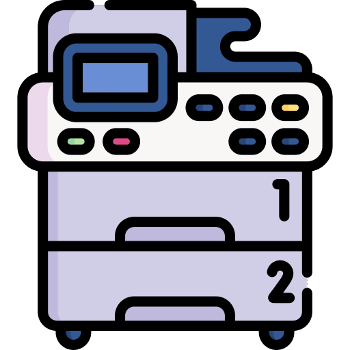 Printer electronics printer copier icon
