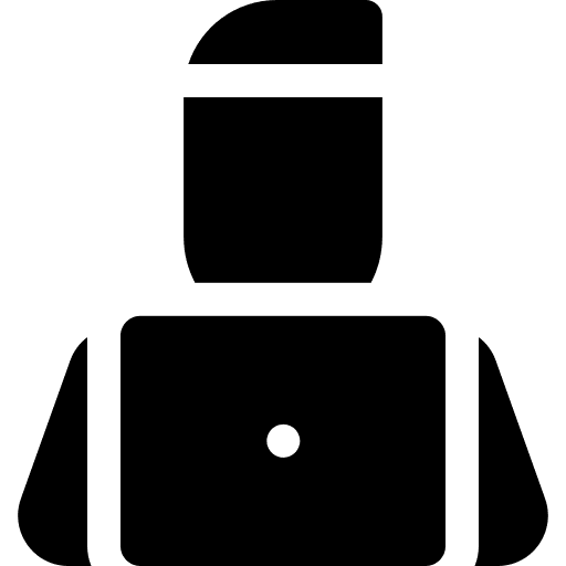 Student study electronics ginger icon