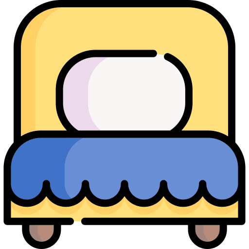 Bedroom sleep bedroom bed icon