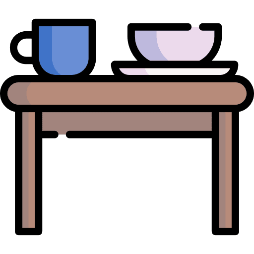 Dining room furniture and household dining table dining room icon