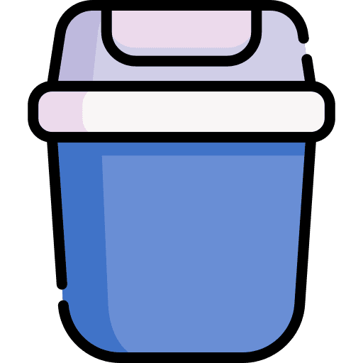 Trash bin trash bin garbage trash can icon