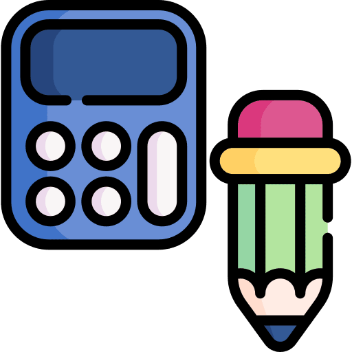 Calculator electronics technology education icon