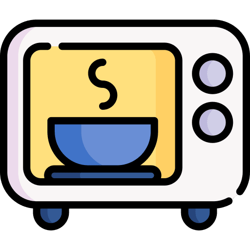 Microwave oven microwave oven hot food kitchenware icon