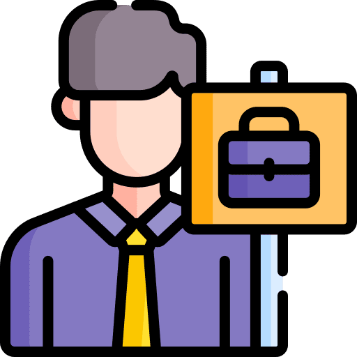 Job loss people unemployment job loss icon