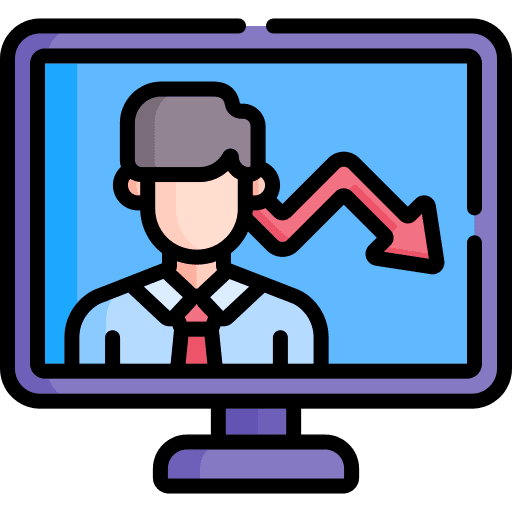 Economist recession computer economy icon