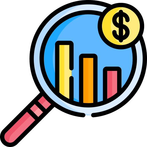 Loss loss business and finance banking icon
