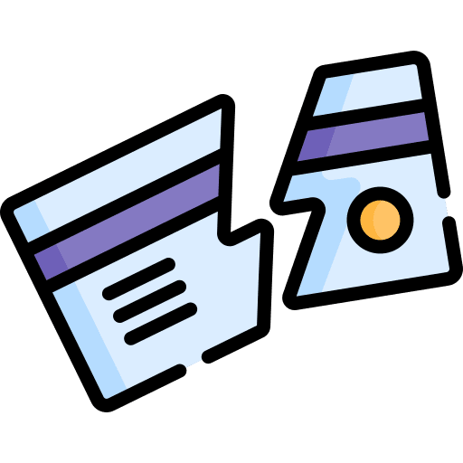 Credit card credit card economy crisis icon