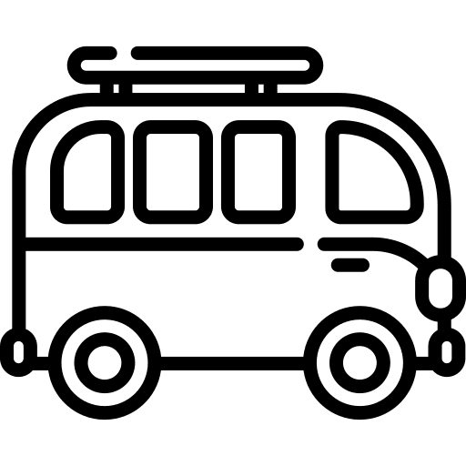 Campervan holidays campervan camp icon