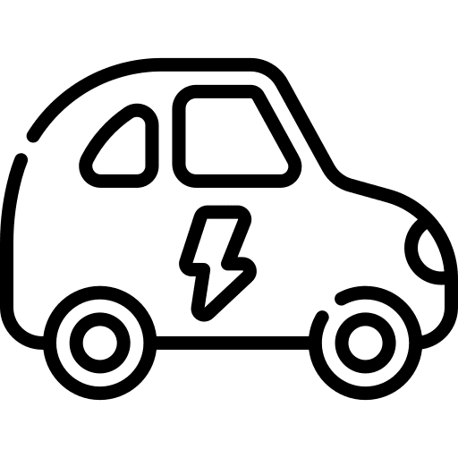 Electric car electric car automobile electric vehicle icon