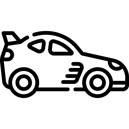 Supercar transportation cars transport icon