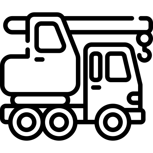 Truck mechanic truck hook icon