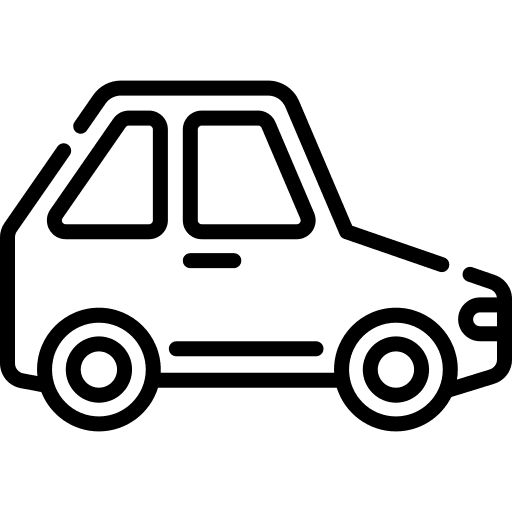 Subcomact transportation transport car icon