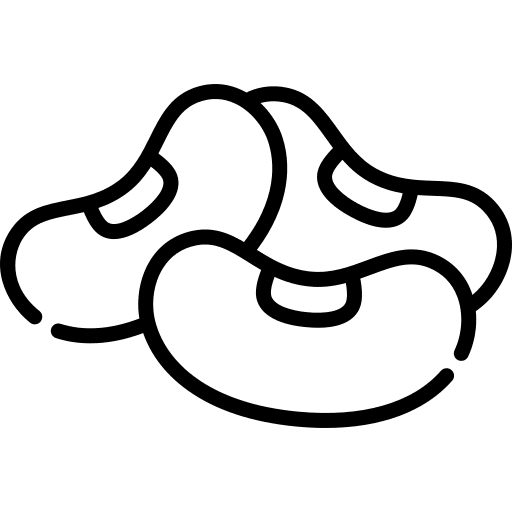 Beans vegetarian organic healthy food icon